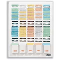 Nobo Profile Planner 500x35x400mm Assorted [Pack